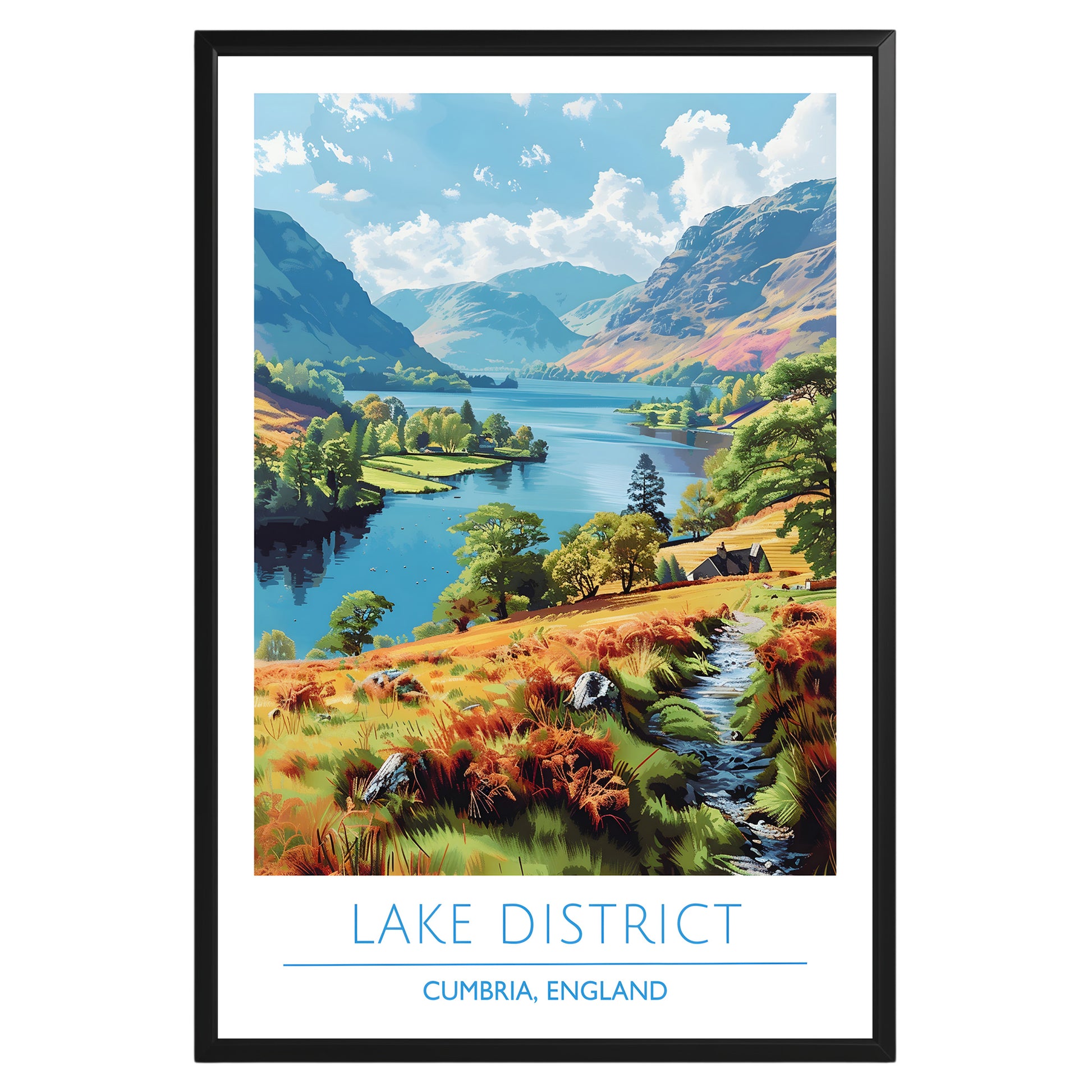 Lake District Cumbria England Poster - GroovyGrove