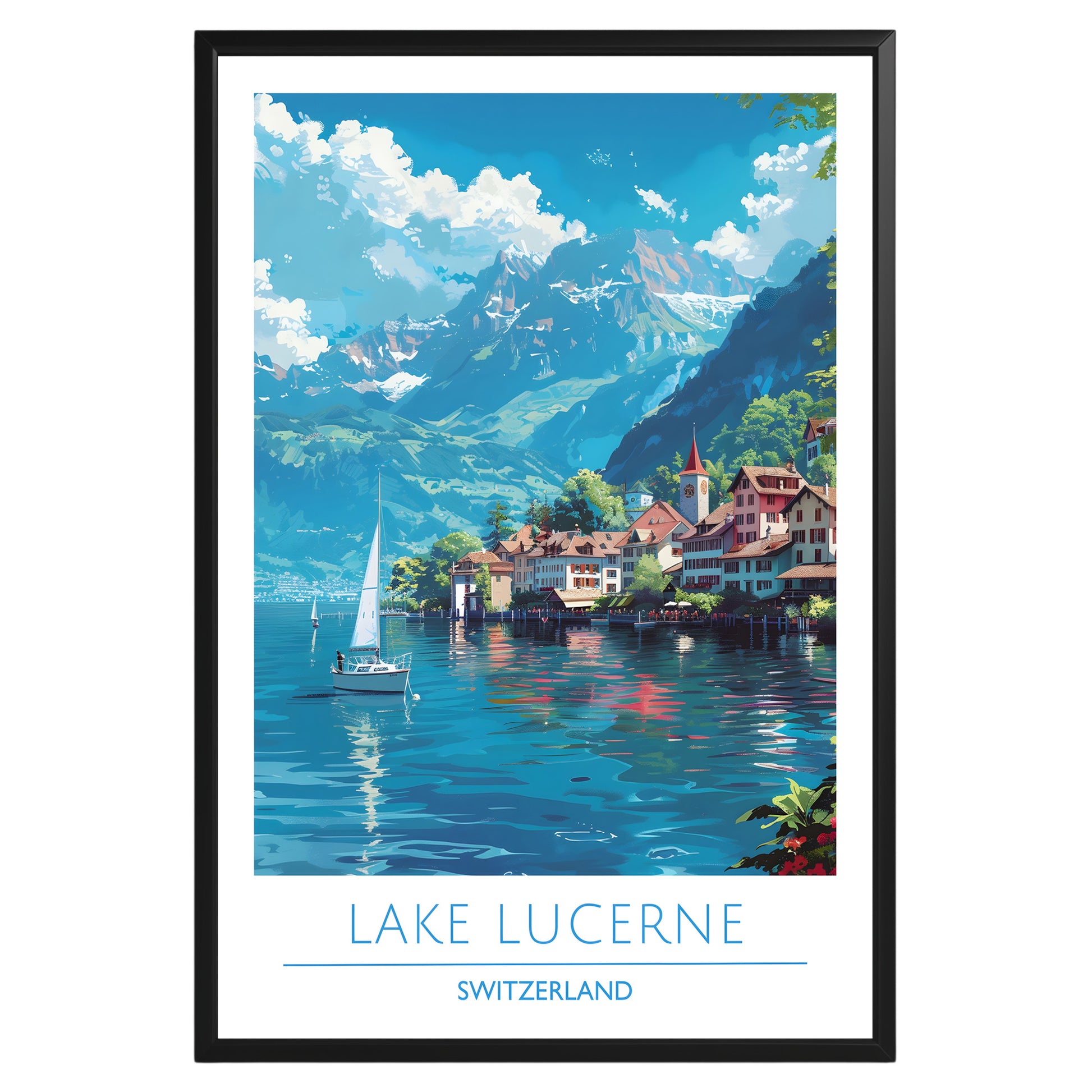 Lake Lucerne Switzerland Poster - GroovyGrove