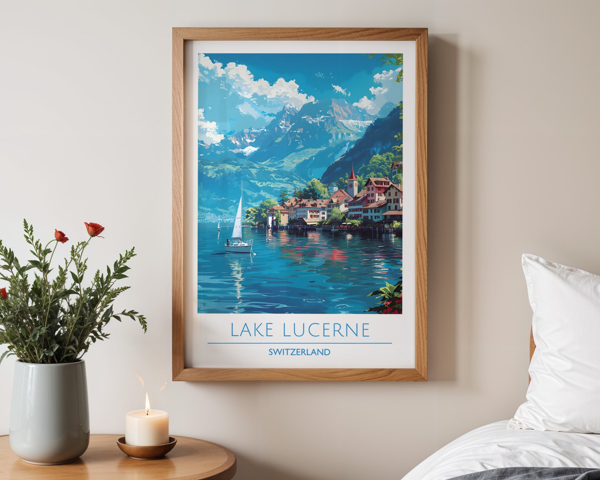 Lake Lucerne Switzerland Poster - GroovyGrove