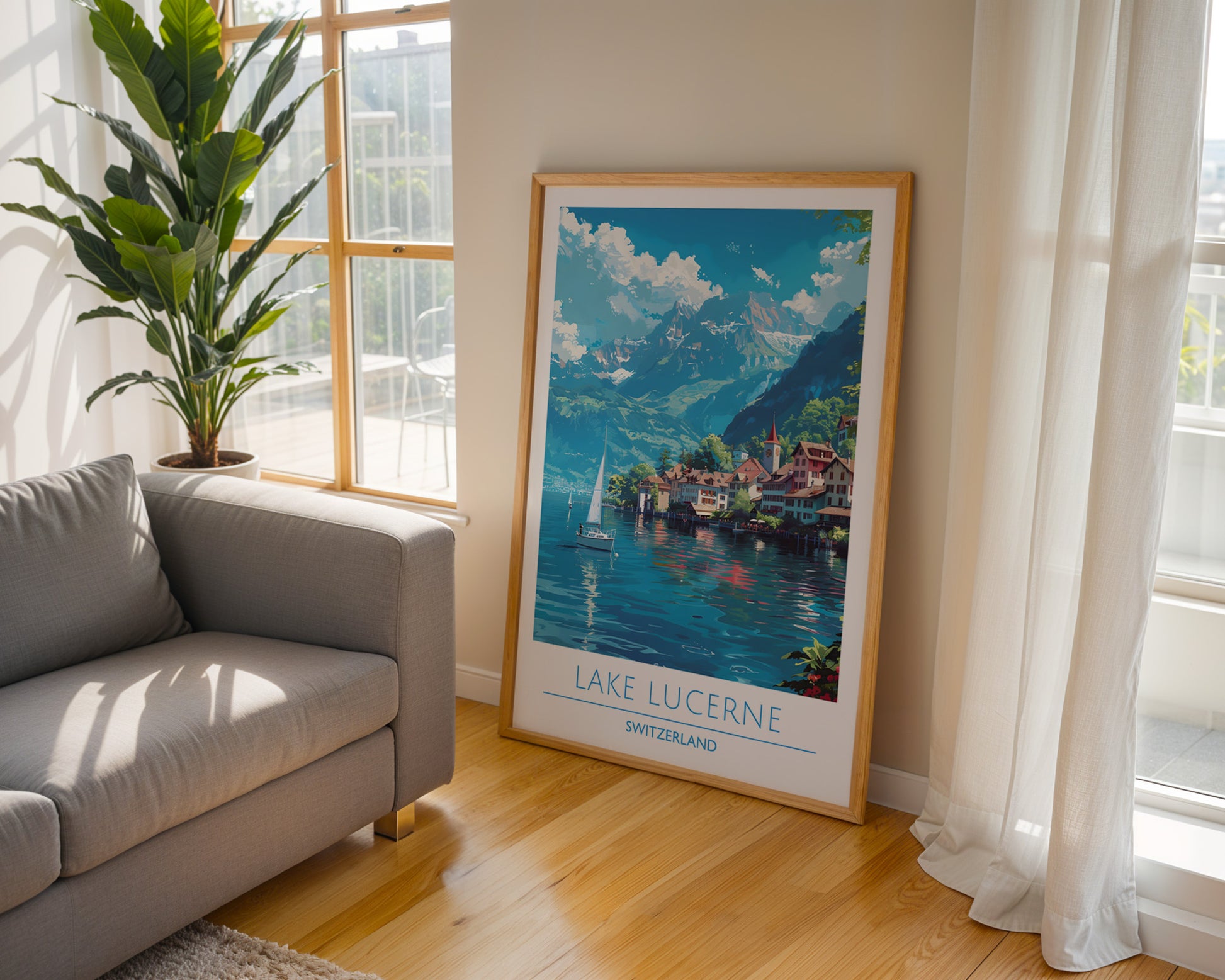 Lake Lucerne Switzerland Poster - GroovyGrove