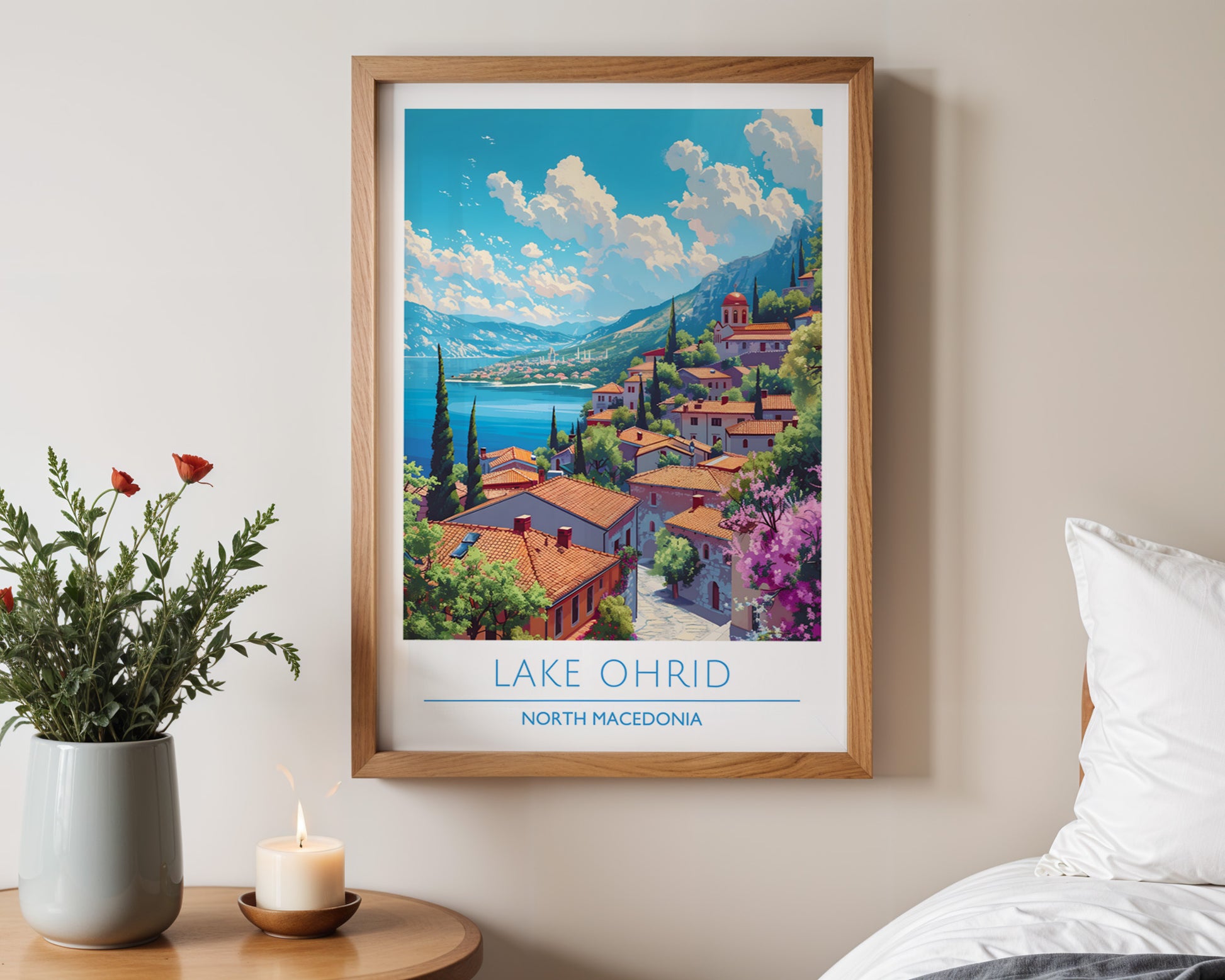 Lake Ohrid North Macedonia Poster - GroovyGrove