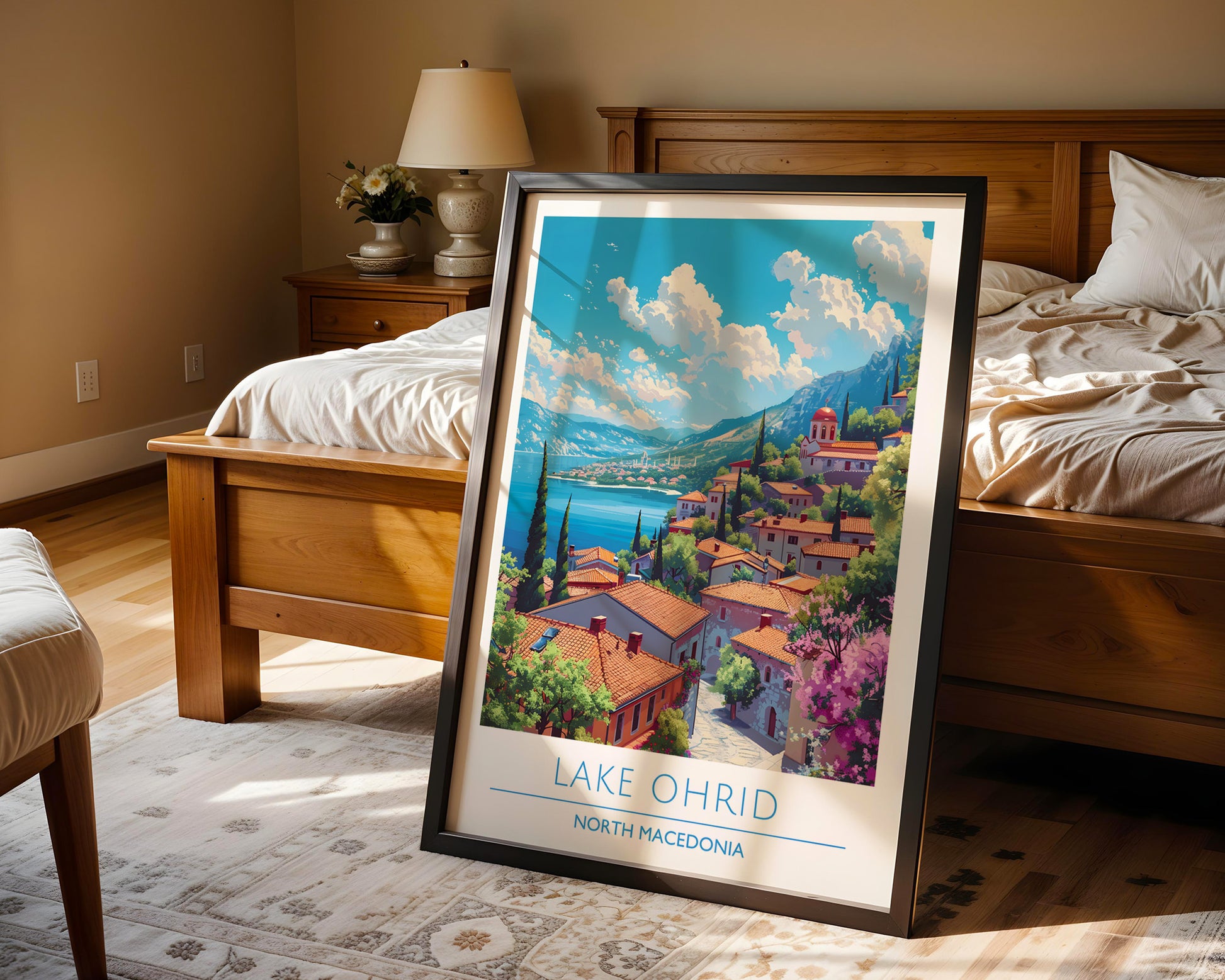 Lake Ohrid North Macedonia Poster - GroovyGrove