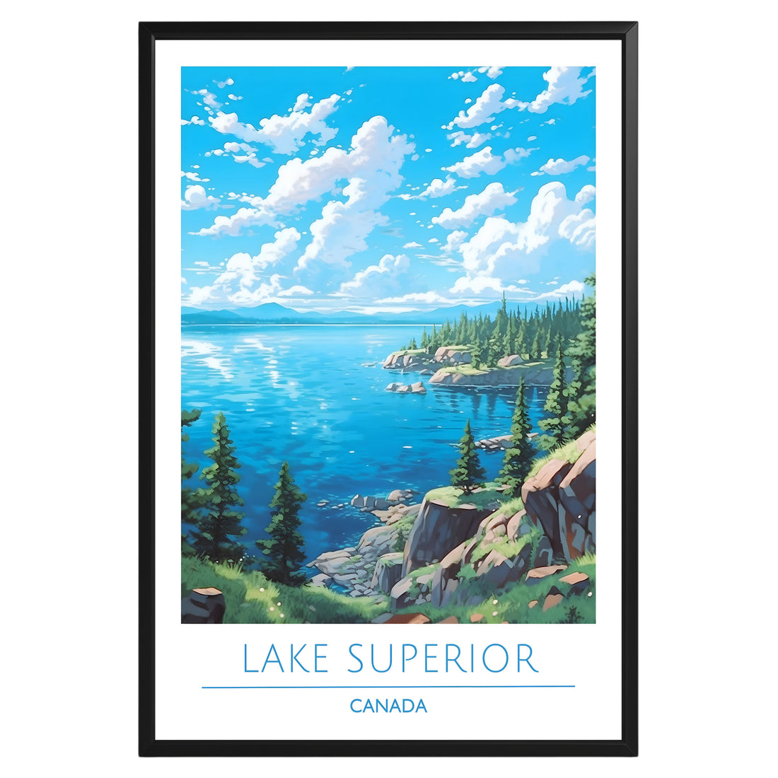 Lake Superior Canada Poster - GroovyGrove