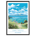 Lake Taupo New Zealand Poster - GroovyGrove