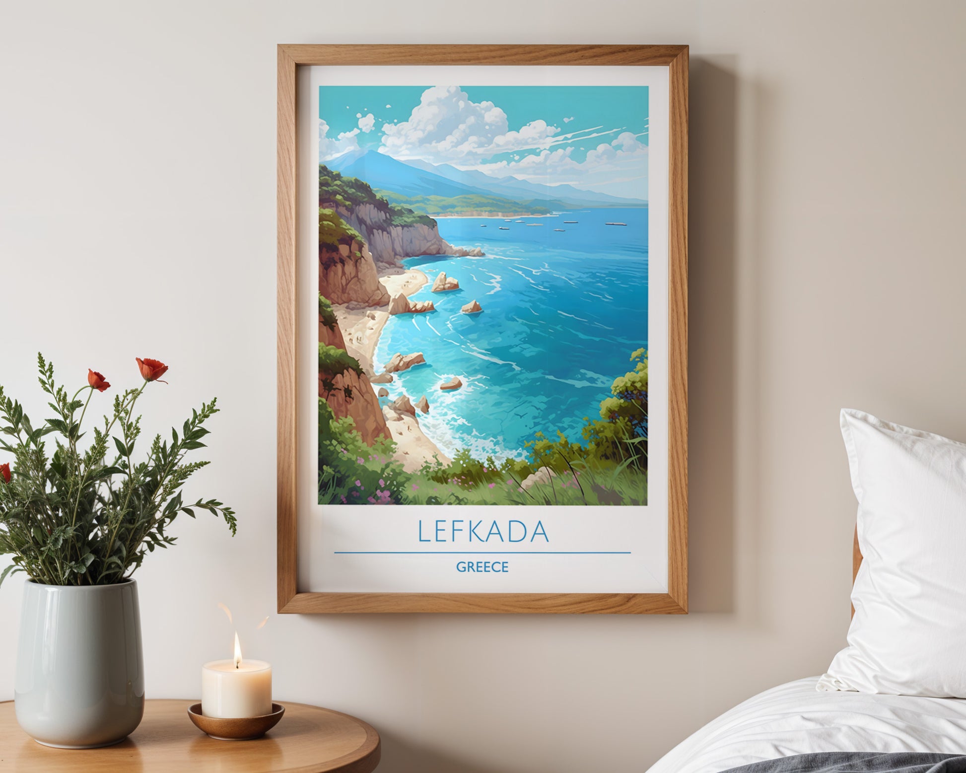 Lefkada Greece Poster - GroovyGrove