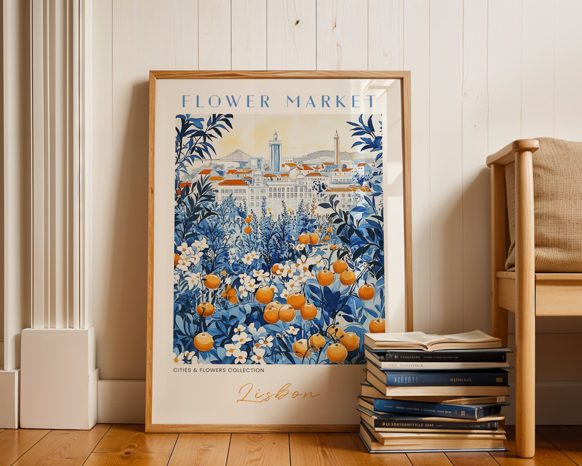 Lisbon Portugal Flower Market Poster - GroovyGrove