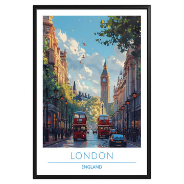 London England Poster - GroovyGrove