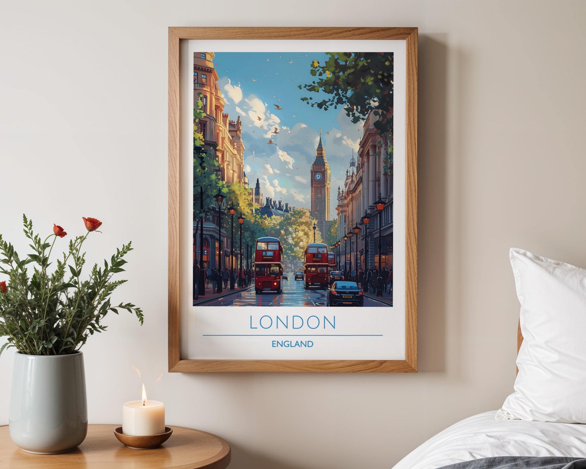 London England Poster - GroovyGrove