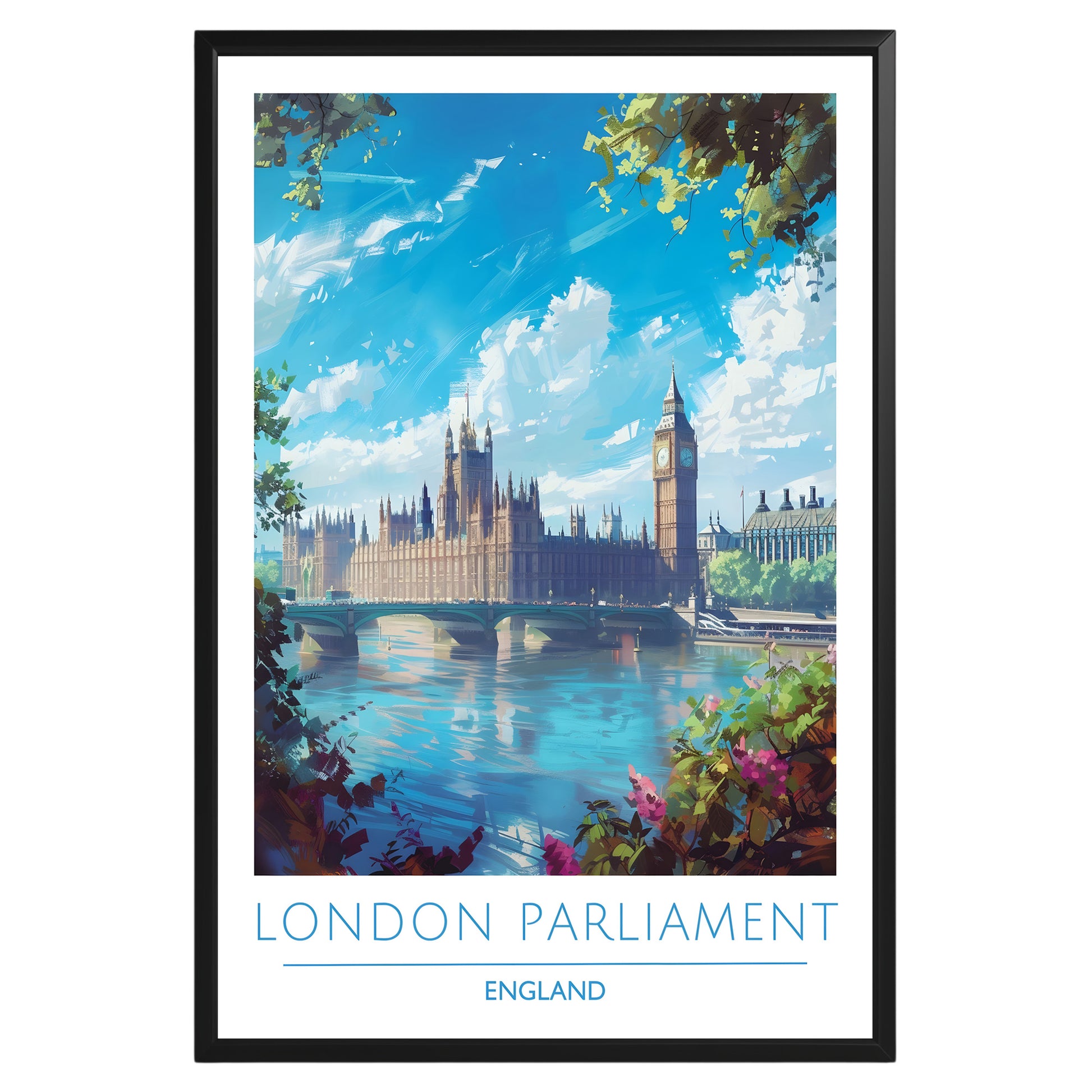 London Parliament England Poster - GroovyGrove