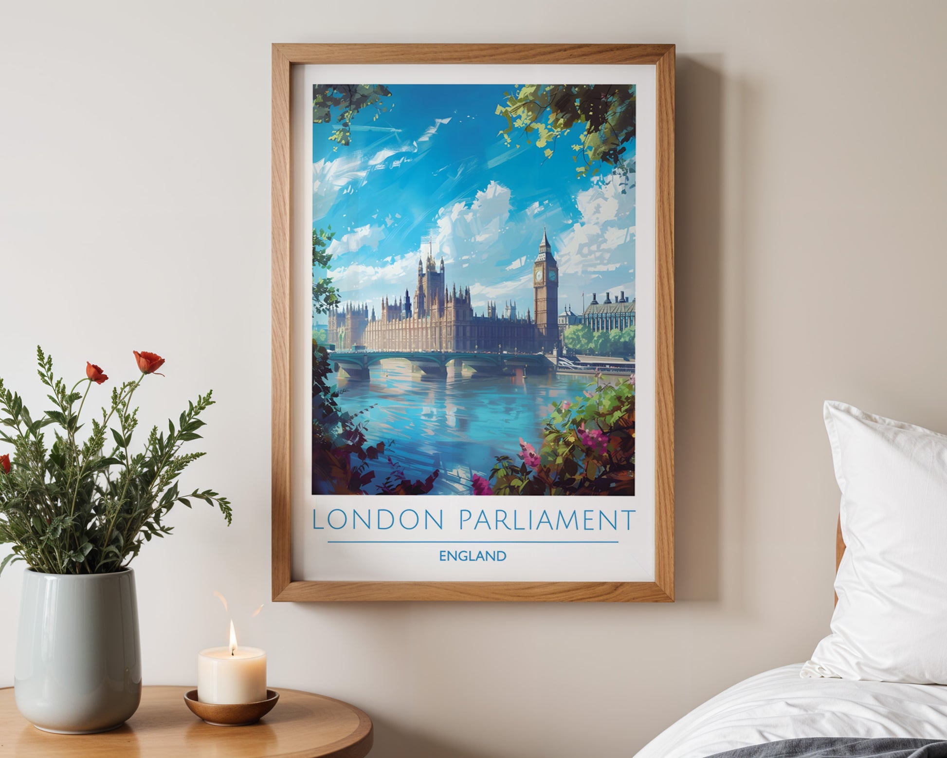 London Parliament England Poster - GroovyGrove