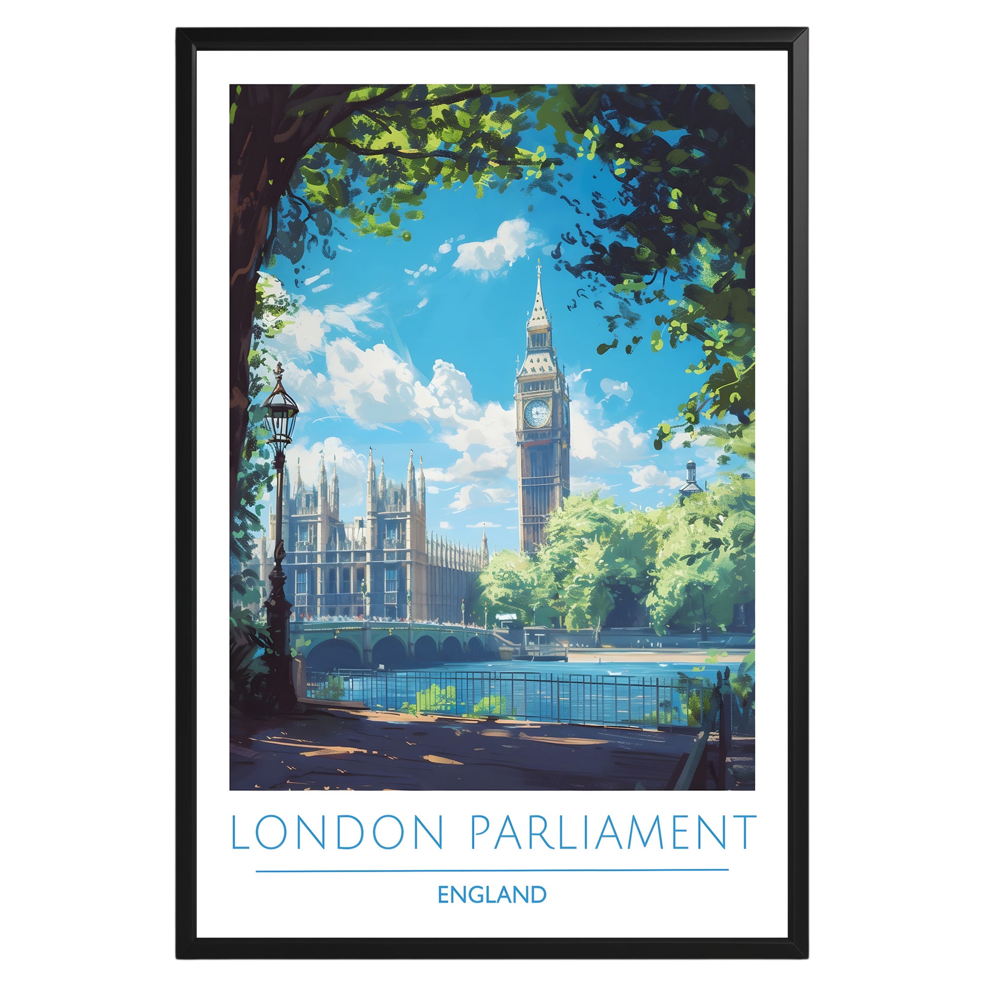 London Parliament England Poster - GroovyGrove