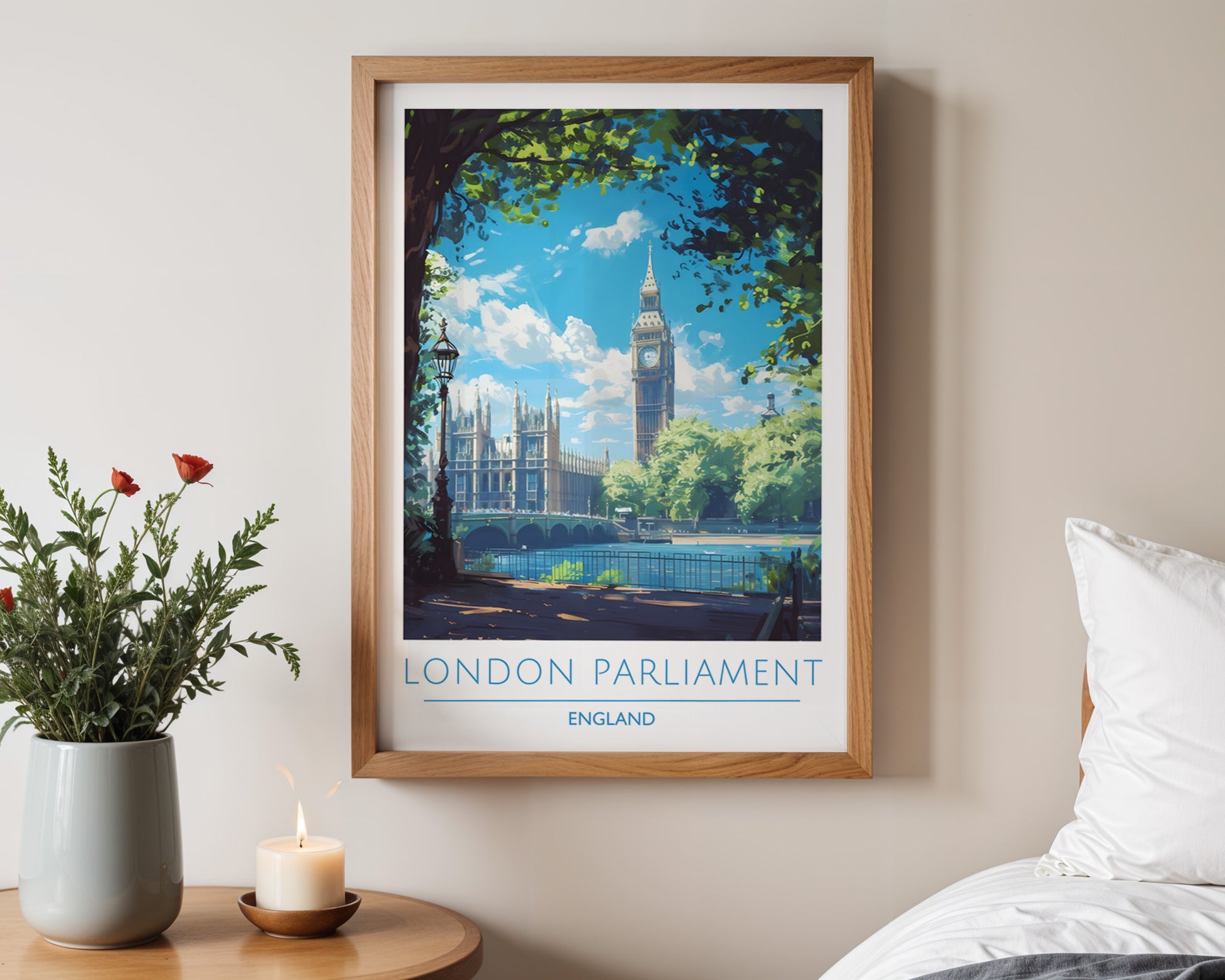 London Parliament England Poster - GroovyGrove