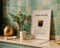 Long Black Coffee Recipe Poster - GroovyGrove