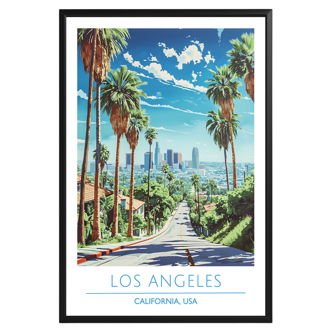 Los Angeles California Poster - GroovyGrove