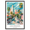 Los Angeles California Travel Poster - GroovyGrove