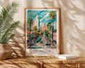 Los Angeles California Travel Poster - GroovyGrove