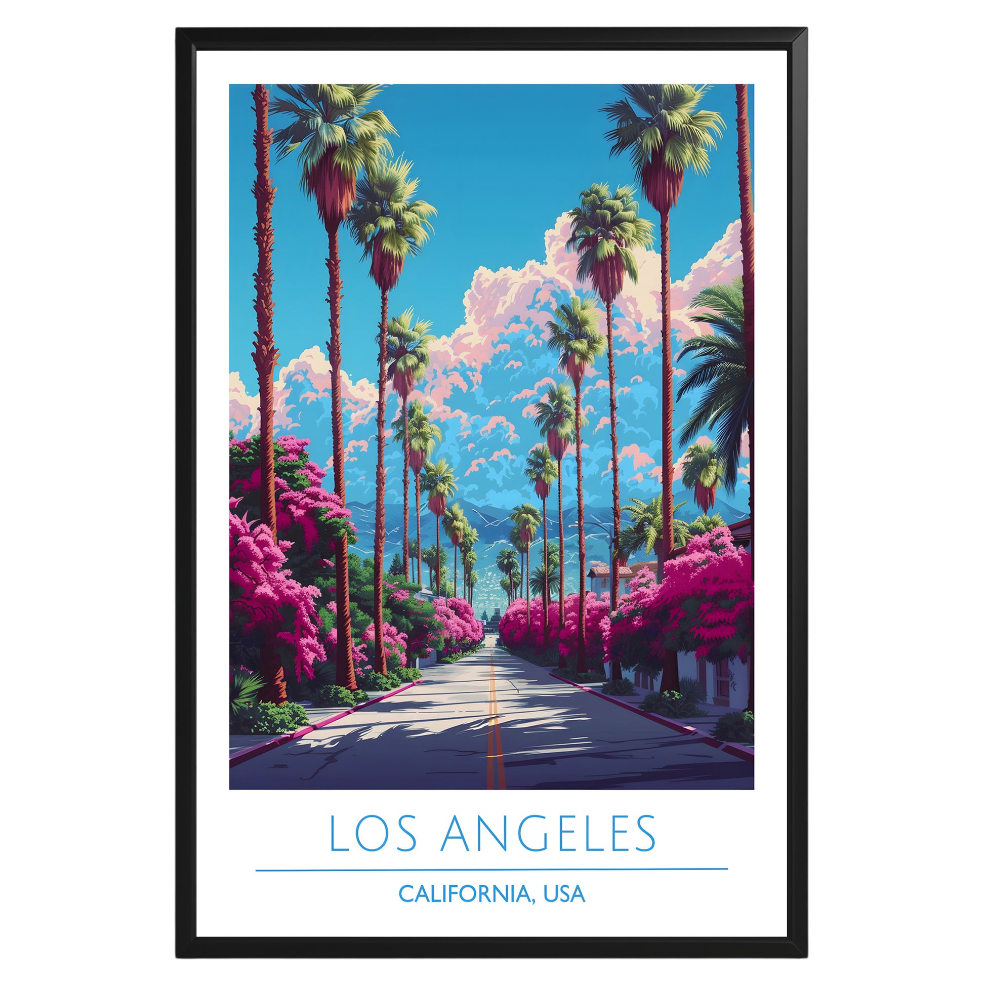 Los Angeles California Poster - GroovyGrove