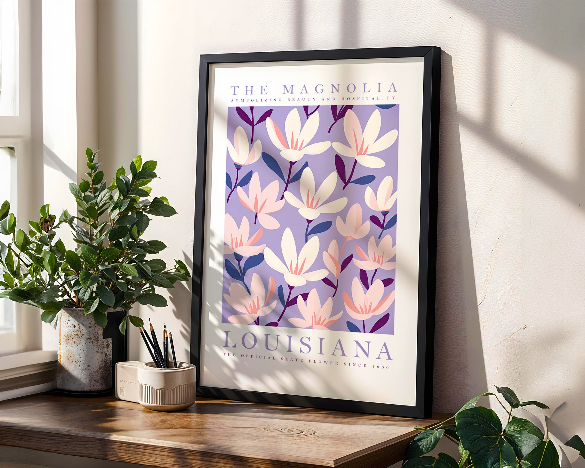 Louisiana State Flower Poster - GroovyGrove