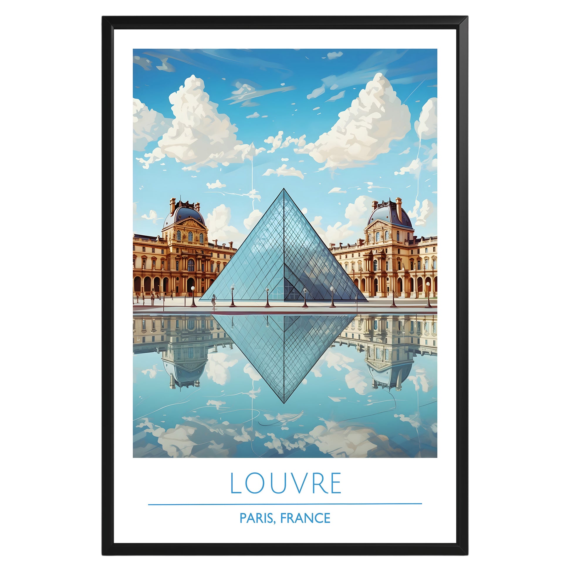 Louvre Paris France Poster - GroovyGrove