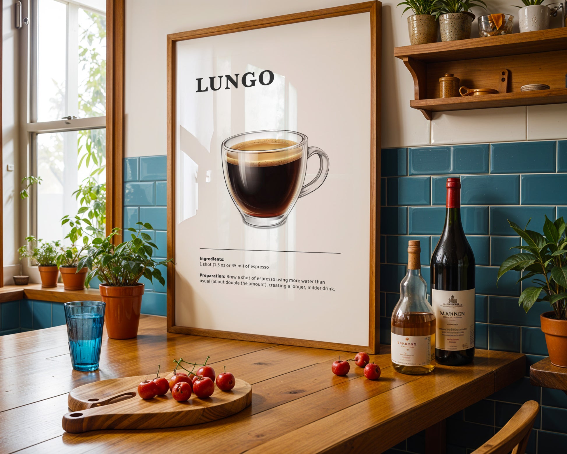 Lungo Coffee Recipe Poster - GroovyGrove