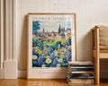 Luxembourg Flower Market Poster - GroovyGrove