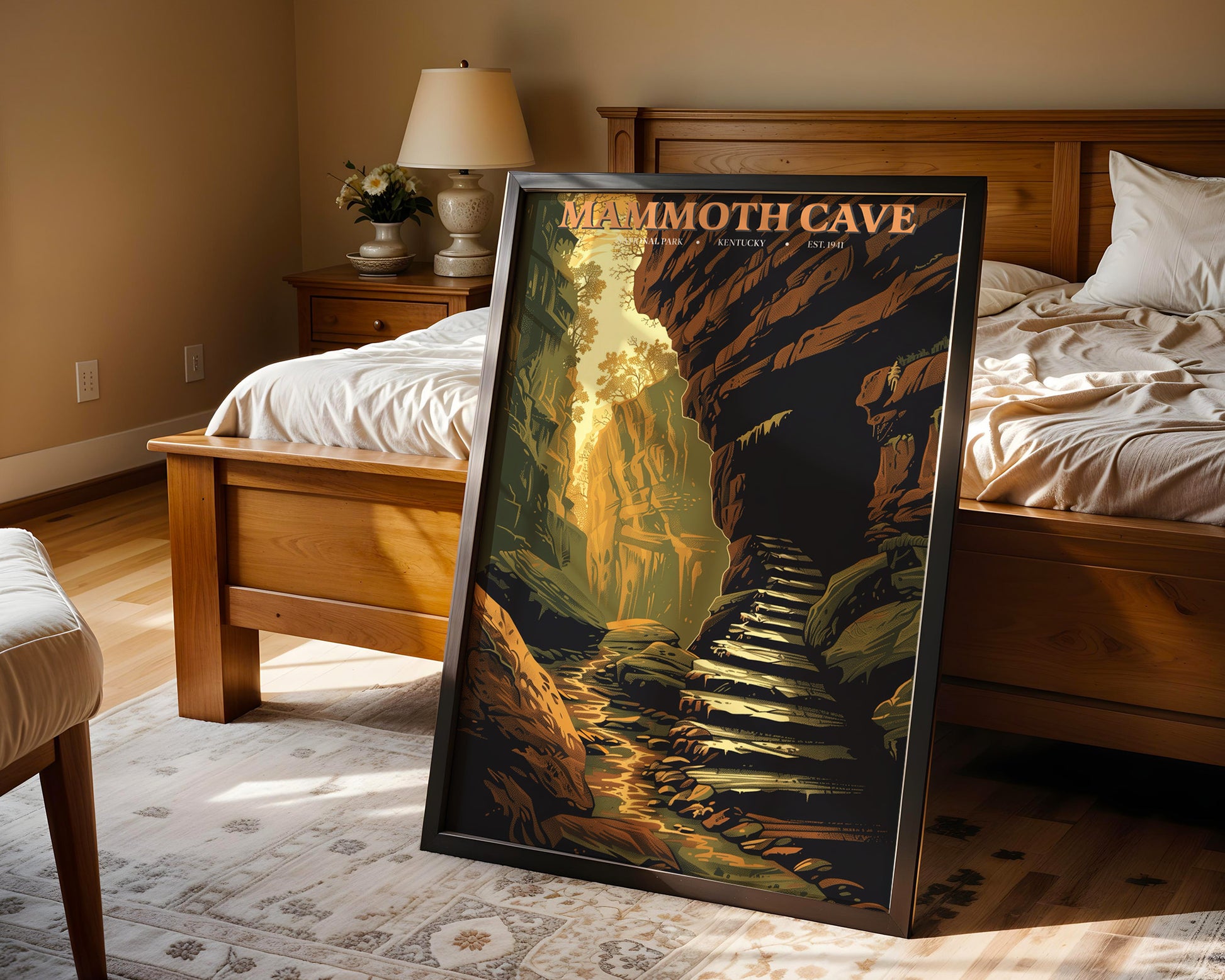 Mammoth Cave National Park Vintage Poster - GroovyGrove