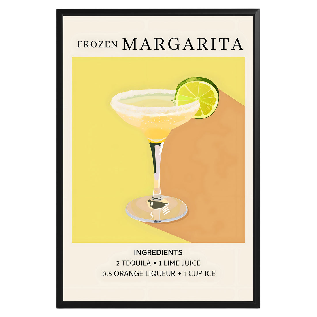 Margarita Vintage Cocktail Poster - GroovyGrove