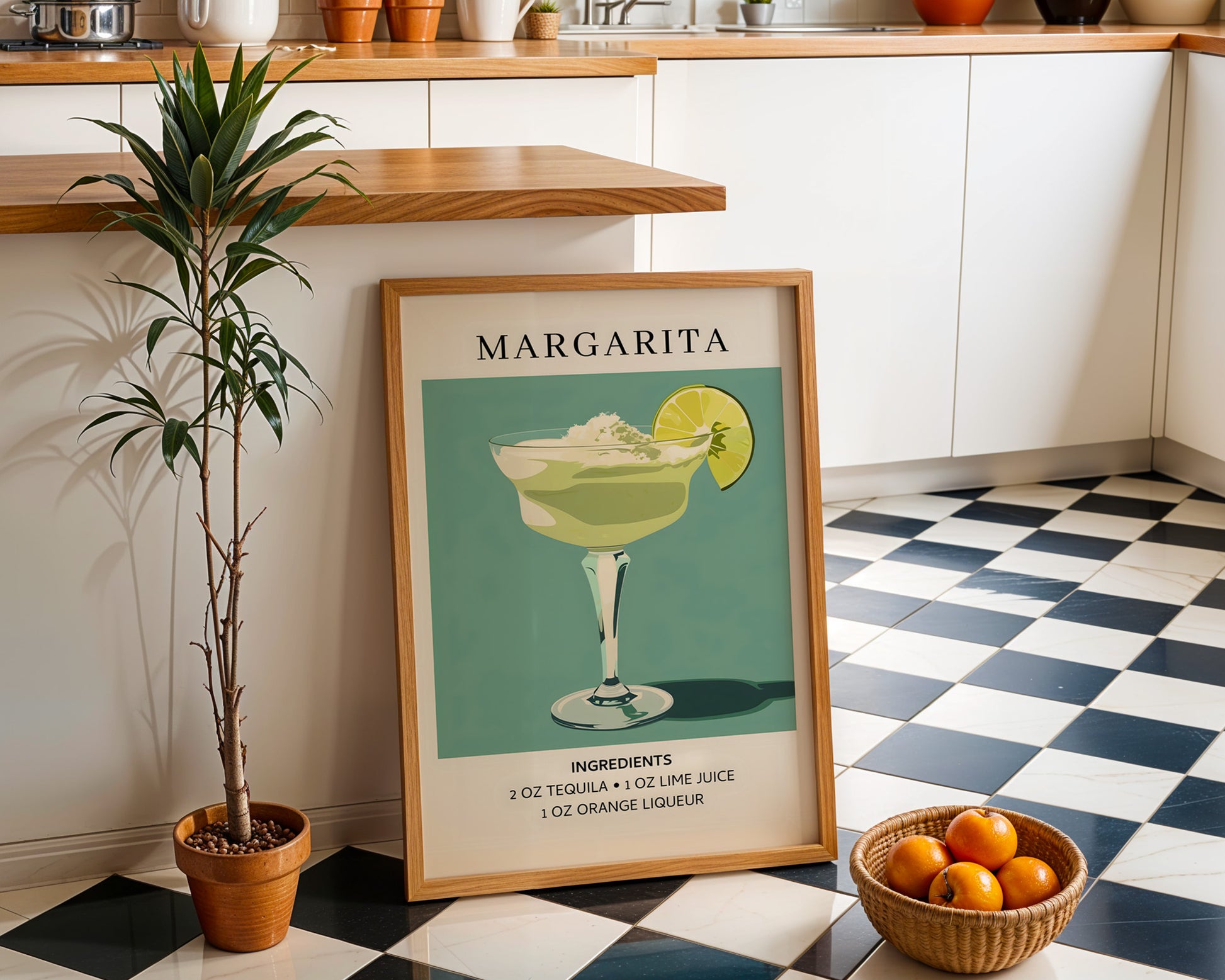 Margarita Vintage Cocktail Poster - GroovyGrove