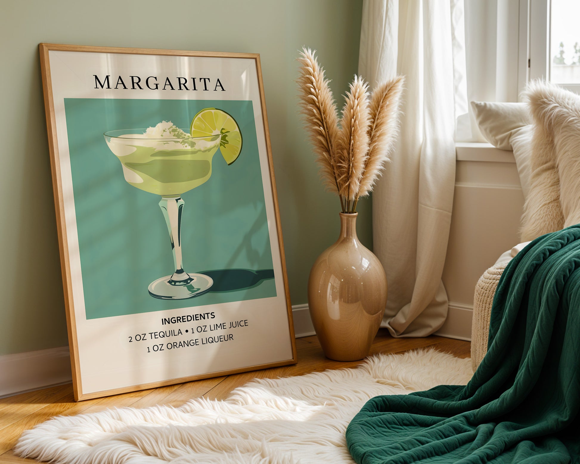 Margarita Vintage Cocktail Poster - GroovyGrove