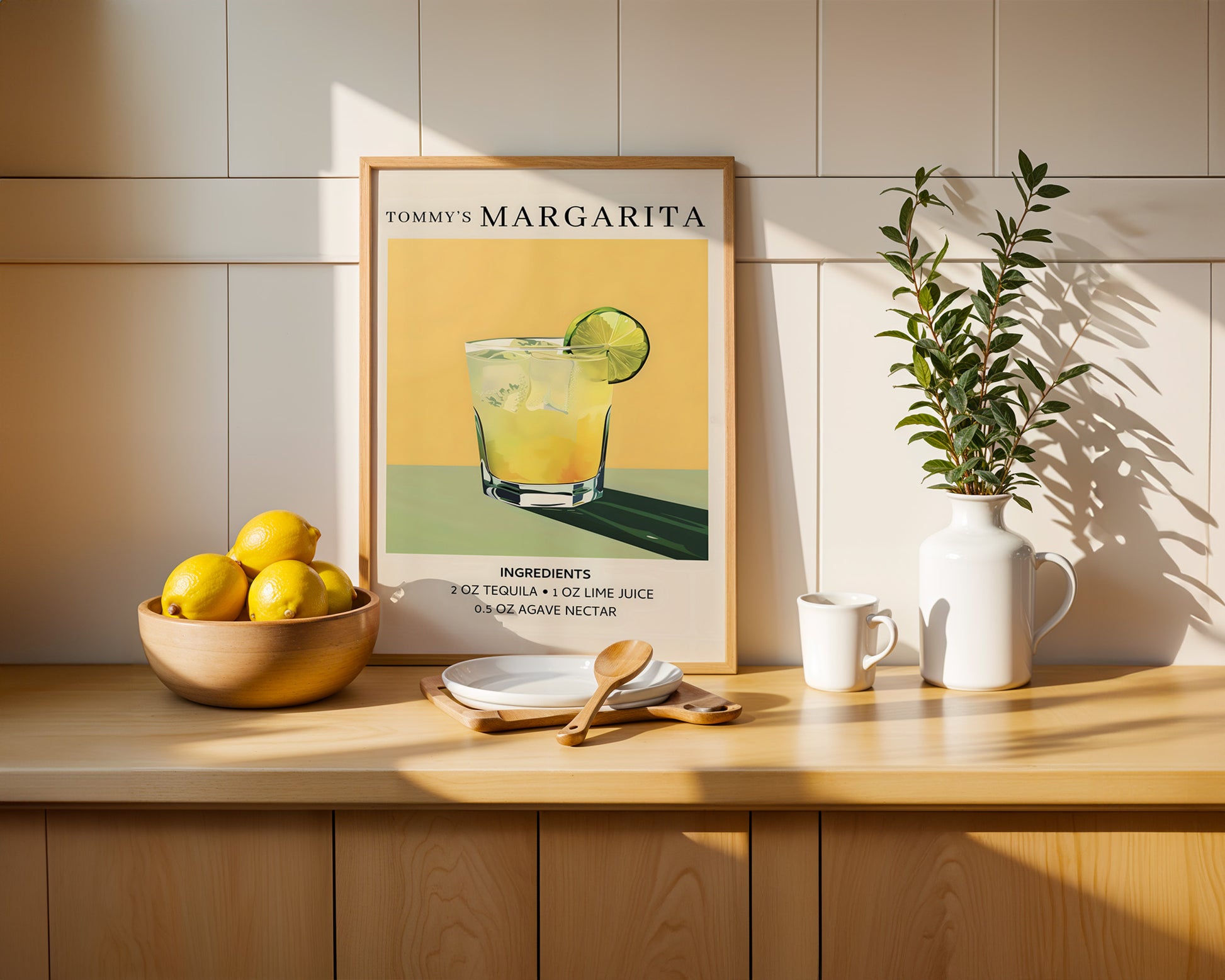 Tommy's Margarita Vintage Cocktail Poster - GroovyGrove