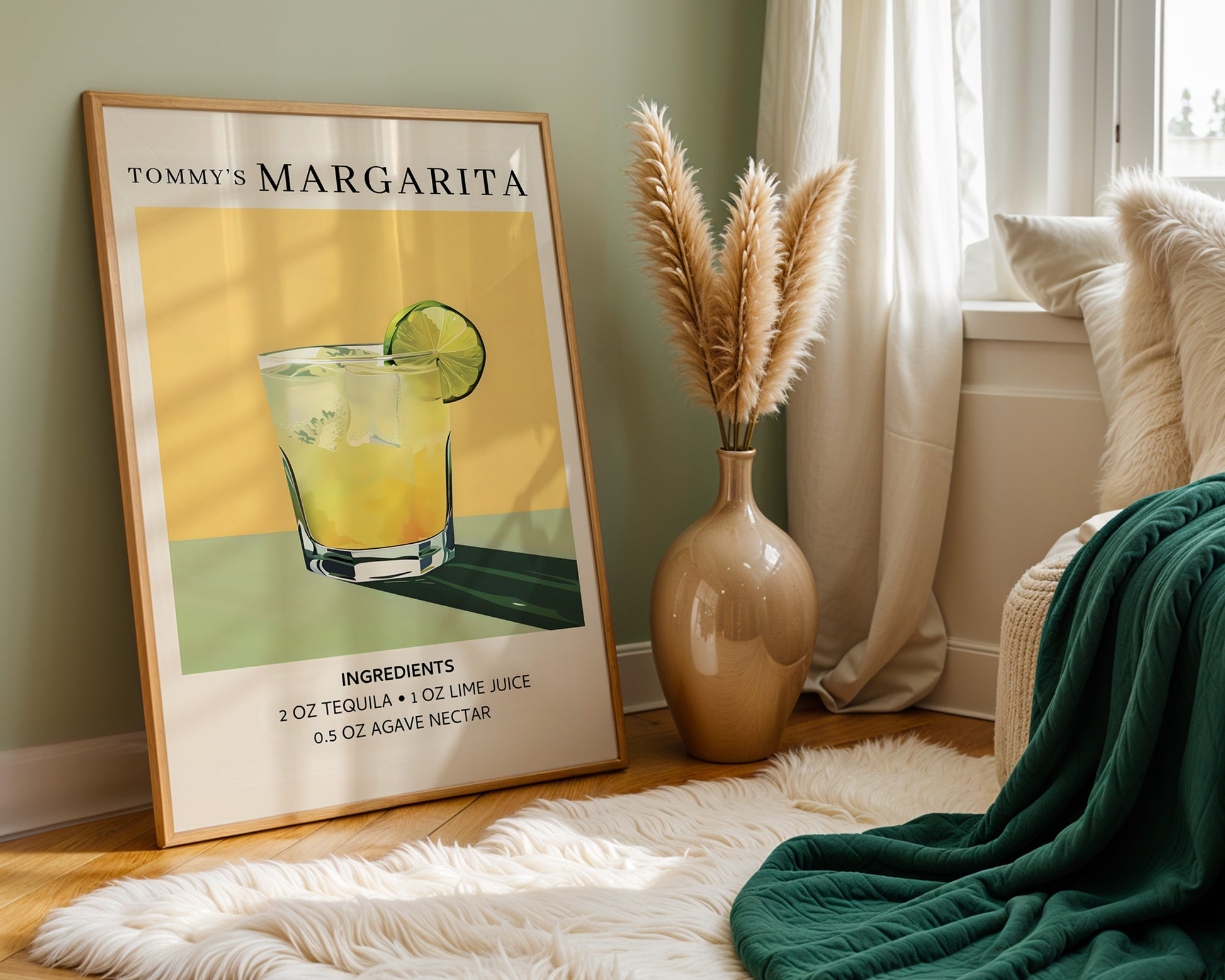 Tommy's Margarita Vintage Cocktail Poster - GroovyGrove