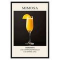 Mimosa Vintage Cocktail Poster - GroovyGrove