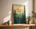 Mount Rainier National Park Vintage Poster - GroovyGrove