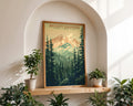 Mount Rainier National Park Vintage Poster - GroovyGrove