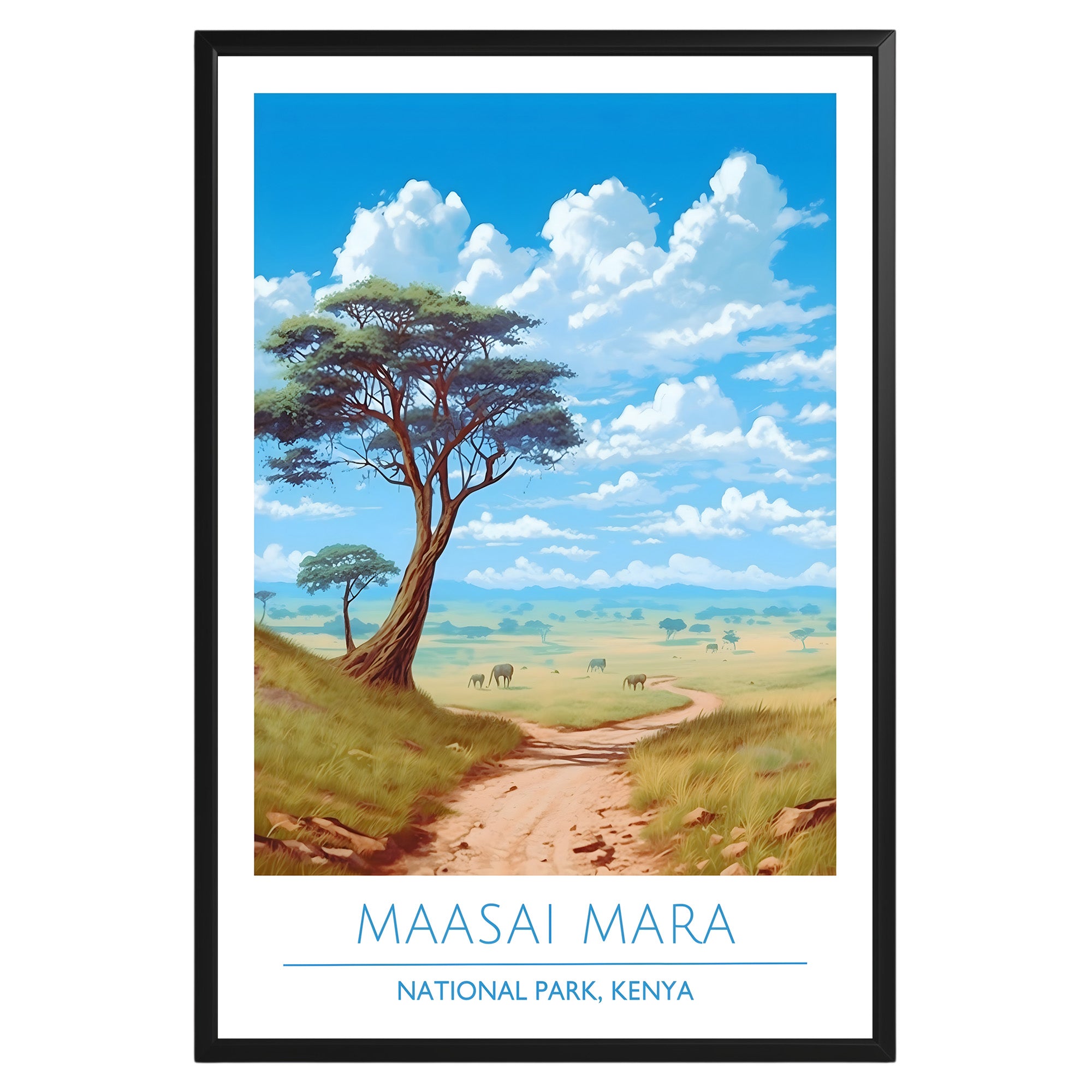 Maasai Mara National Park Kenya Poster - GroovyGrove