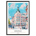 Madrid Spain Travel Poster - GroovyGrove