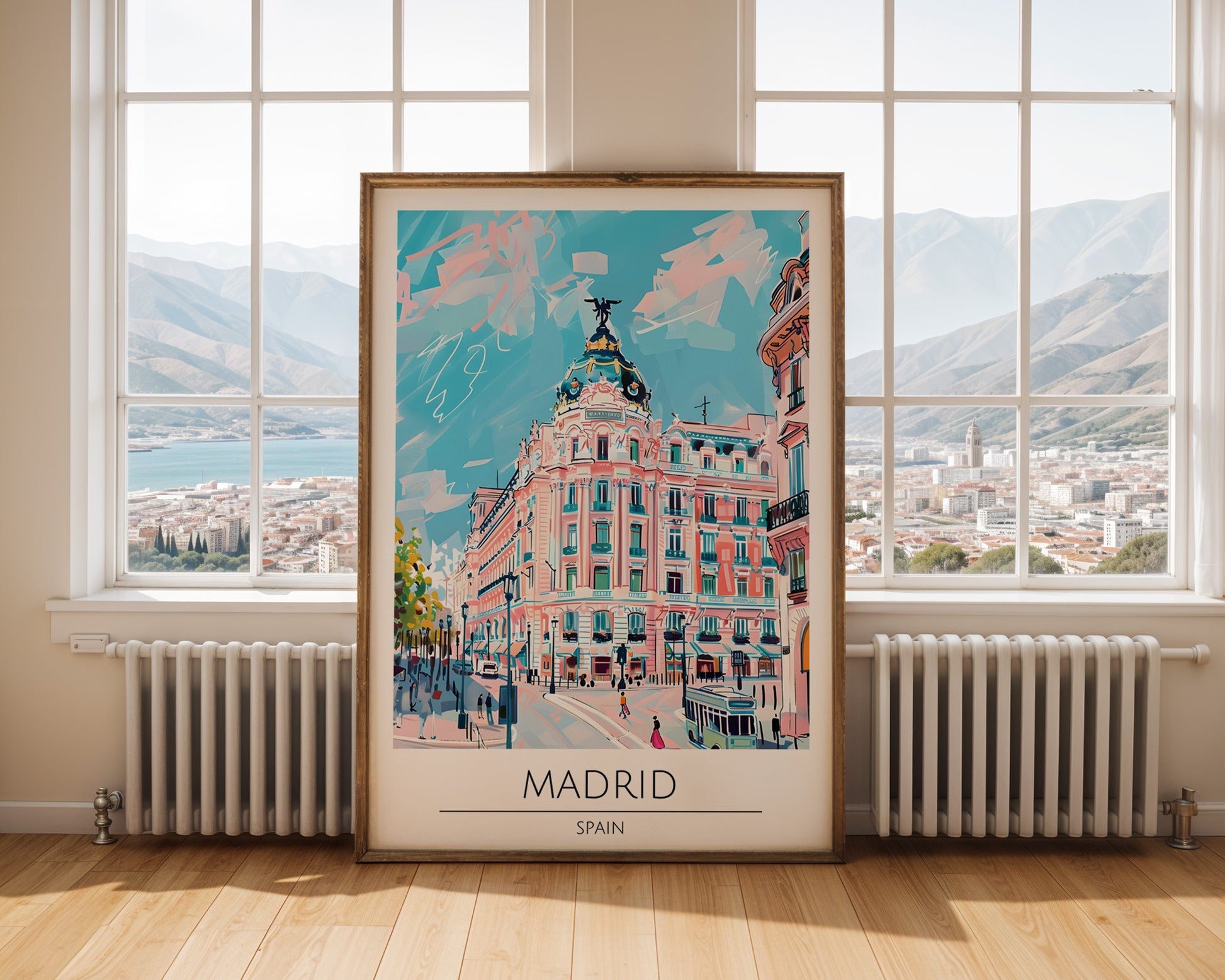 Madrid Spain Travel Poster - GroovyGrove