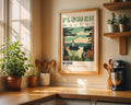 Maine Flower Market Vintage Poster - GroovyGrove