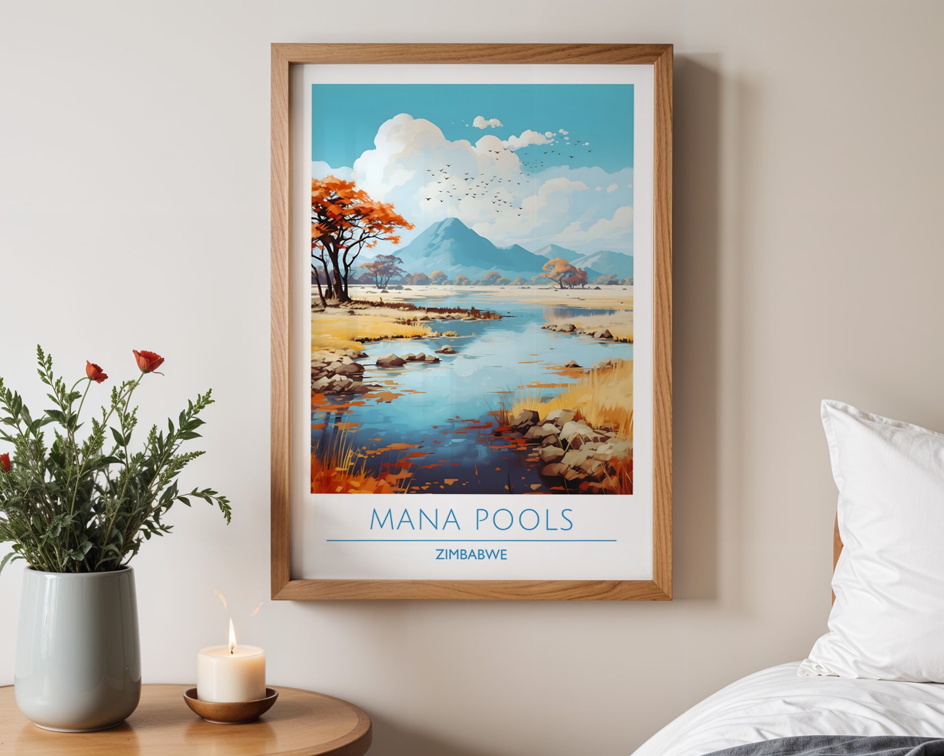 Mana Pools National Park Zimbabwe Poster - GroovyGrove