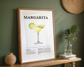 Margarita Cocktail Recipe Poster - GroovyGrove