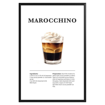 Marocchino Coffee Recipe Poster - GroovyGrove