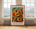 Maryland State Flower Market Poster - GroovyGrove