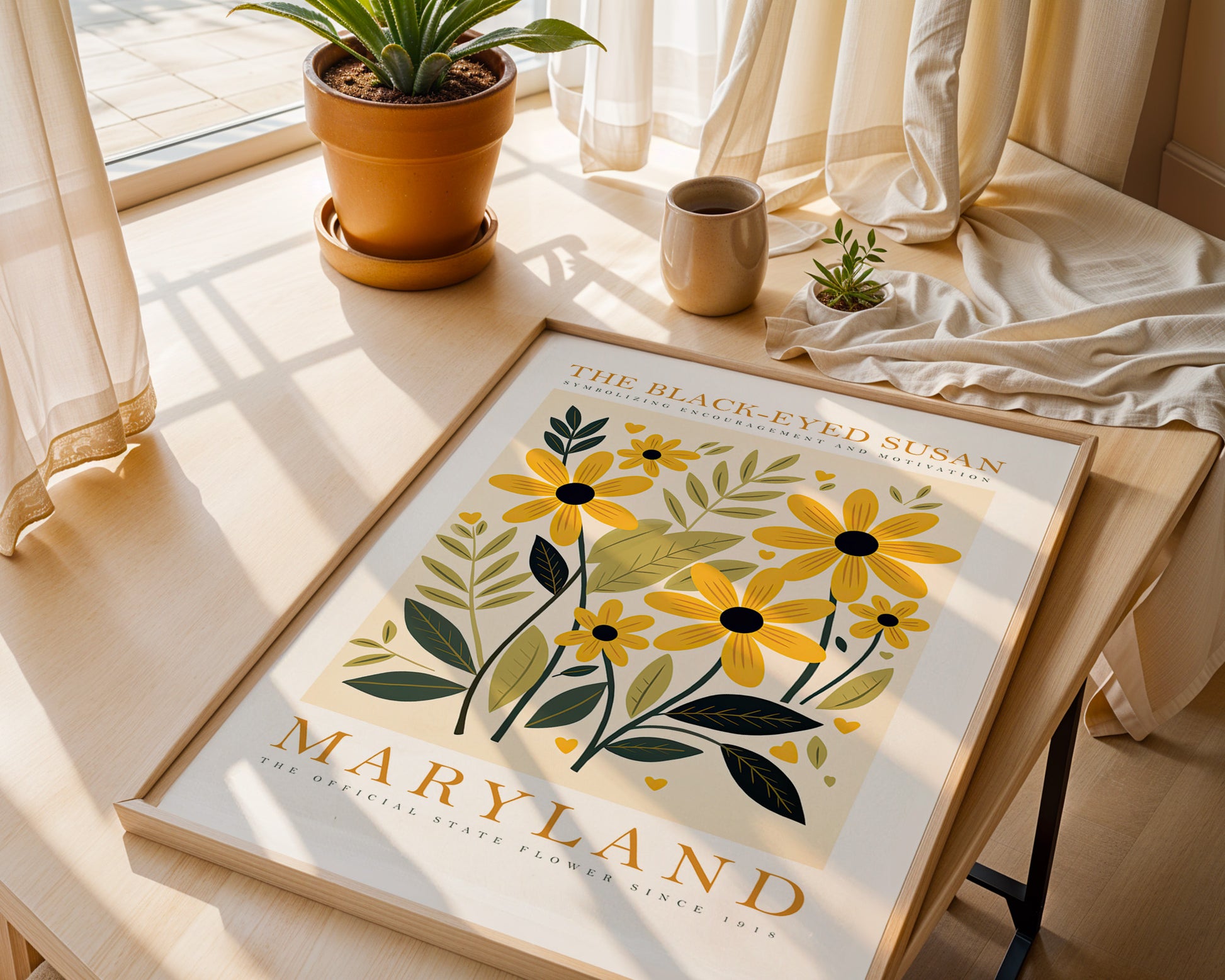 Maryland State Flower Poster - GroovyGrove