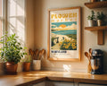 Maryland Flower Market Vintage Poster - GroovyGrove