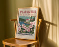 Massachusetts Flower Market Vintage Poster - GroovyGrove