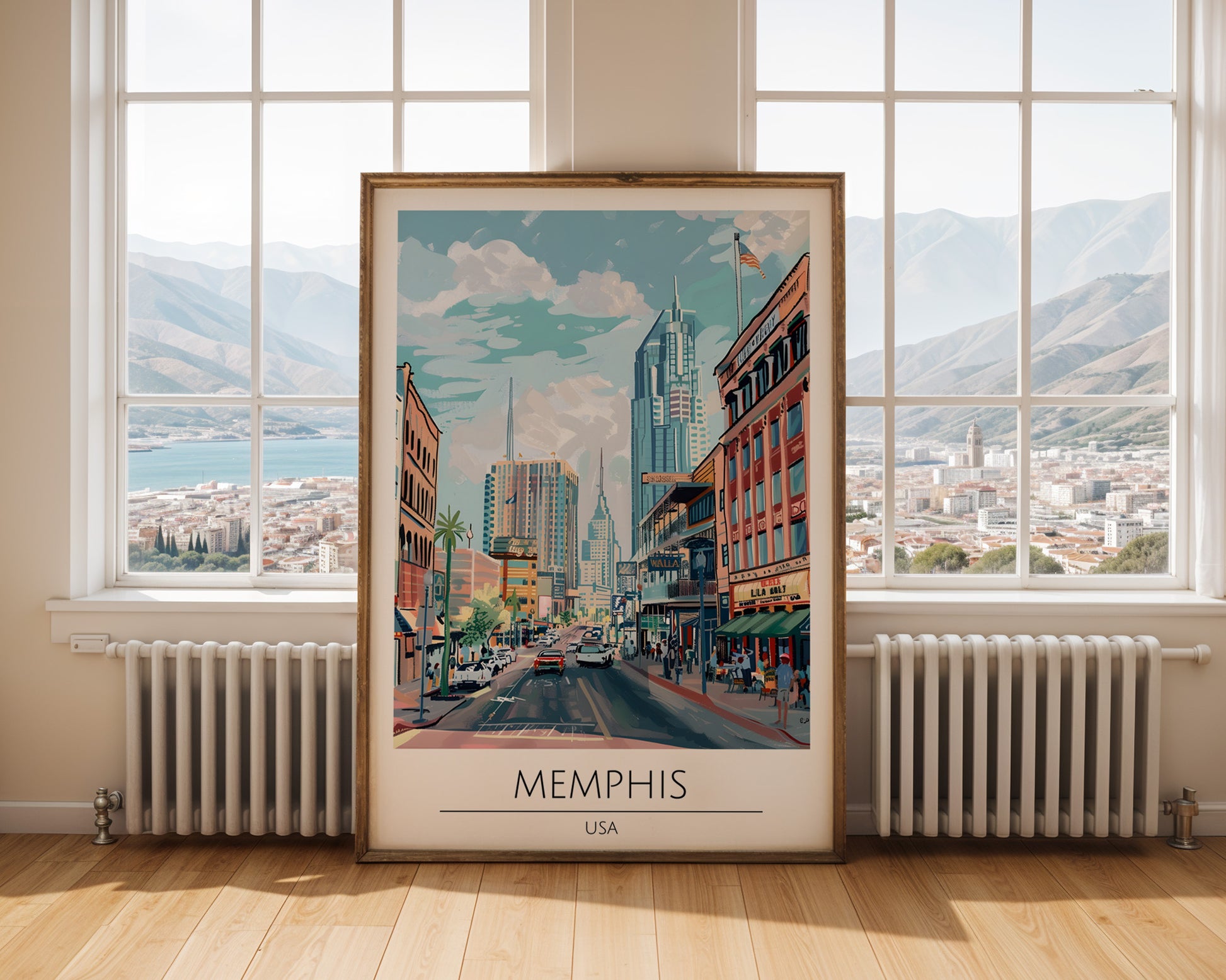 Memphis Tennessee Travel Poster - GroovyGrove