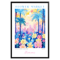 Miami Florida Flower Market Poster - GroovyGrove