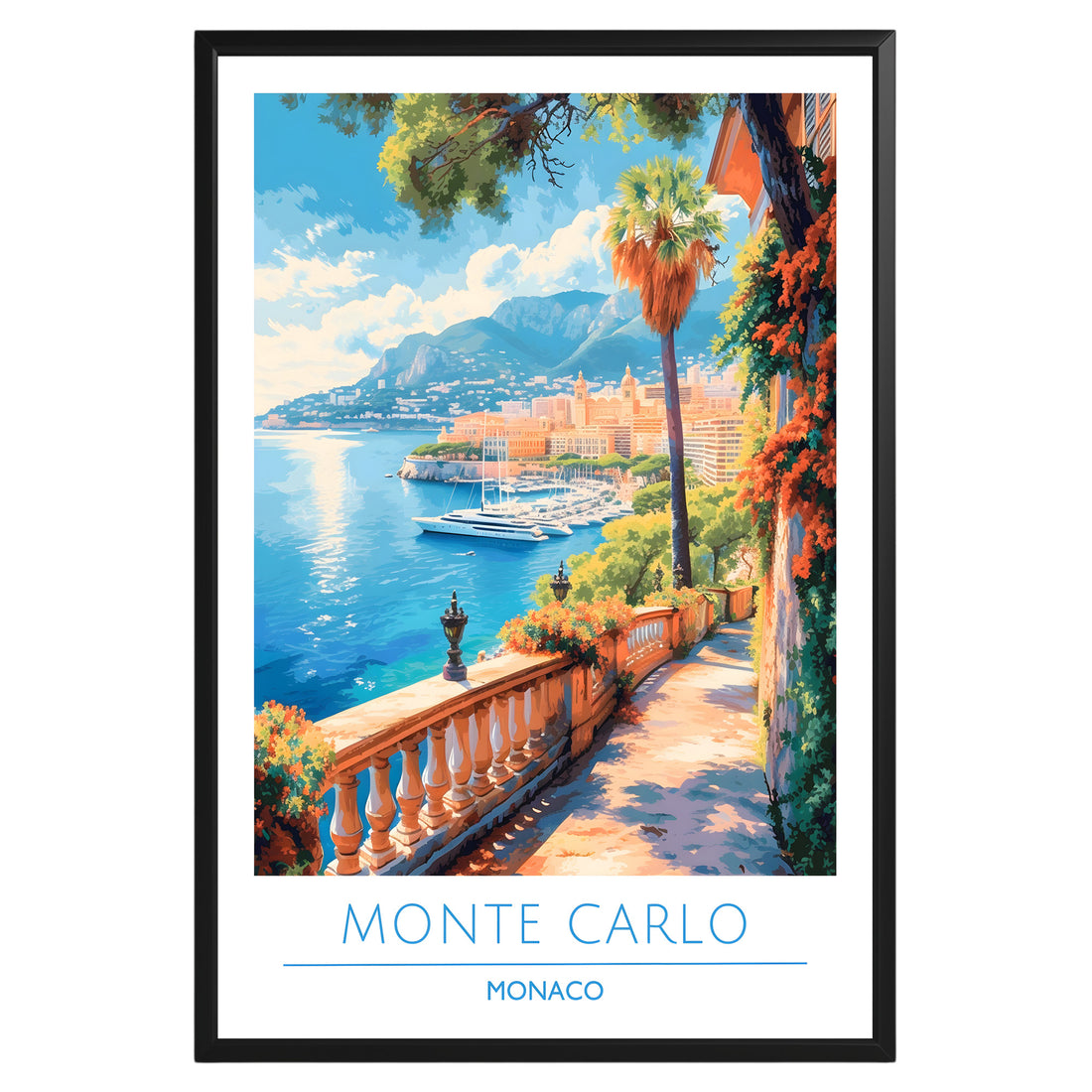 Monte Carlo Monaco Poster - GroovyGrove