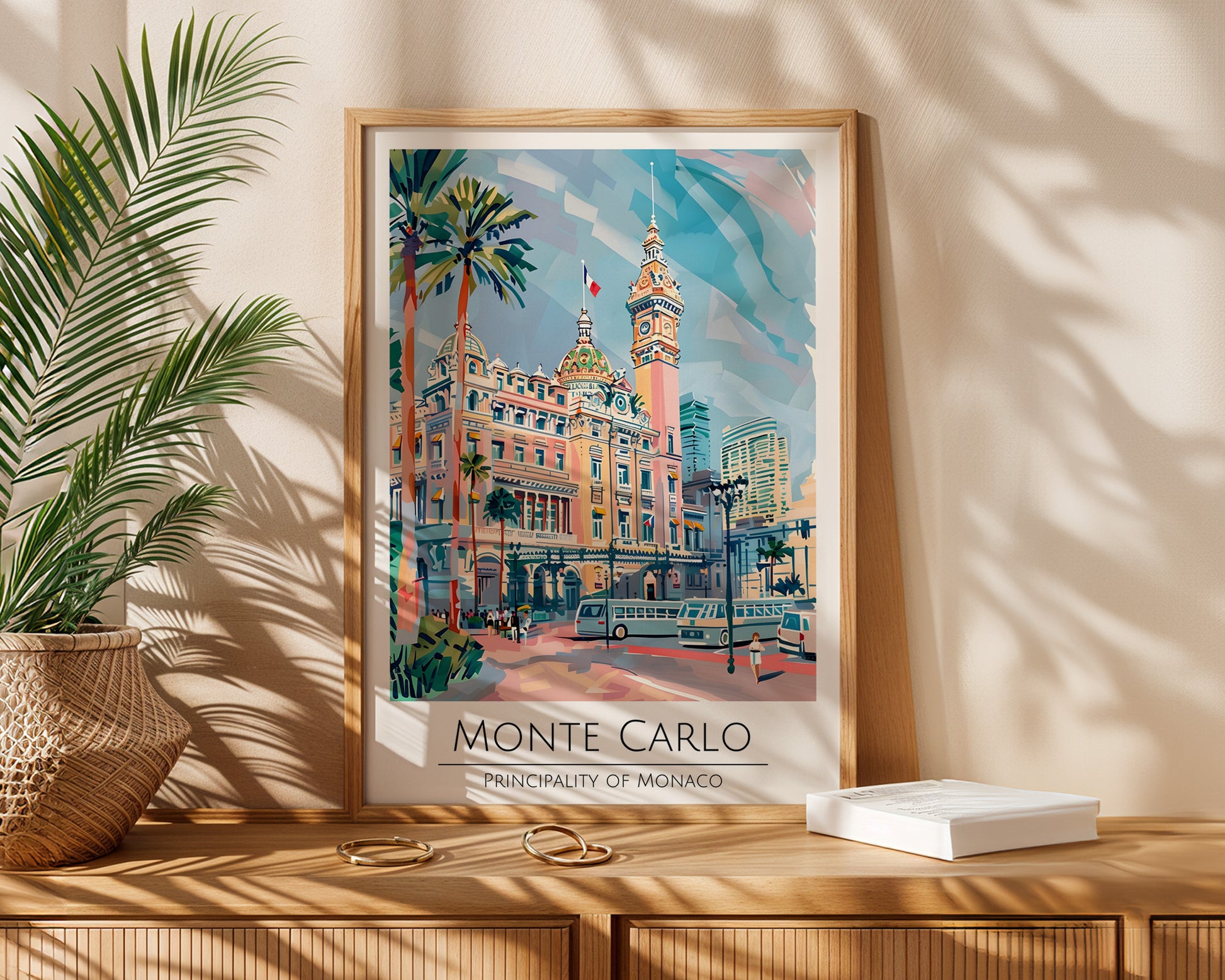 Monte Carlo Monaco Travel Poster - GroovyGrove