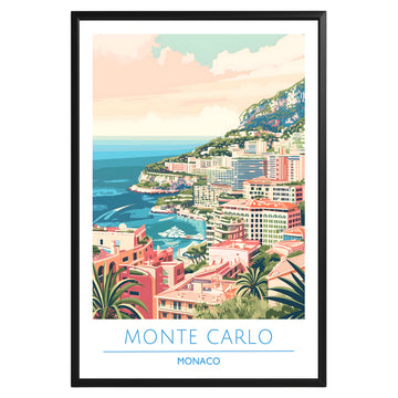 Monte Carlo Monaco Poster - GroovyGrove